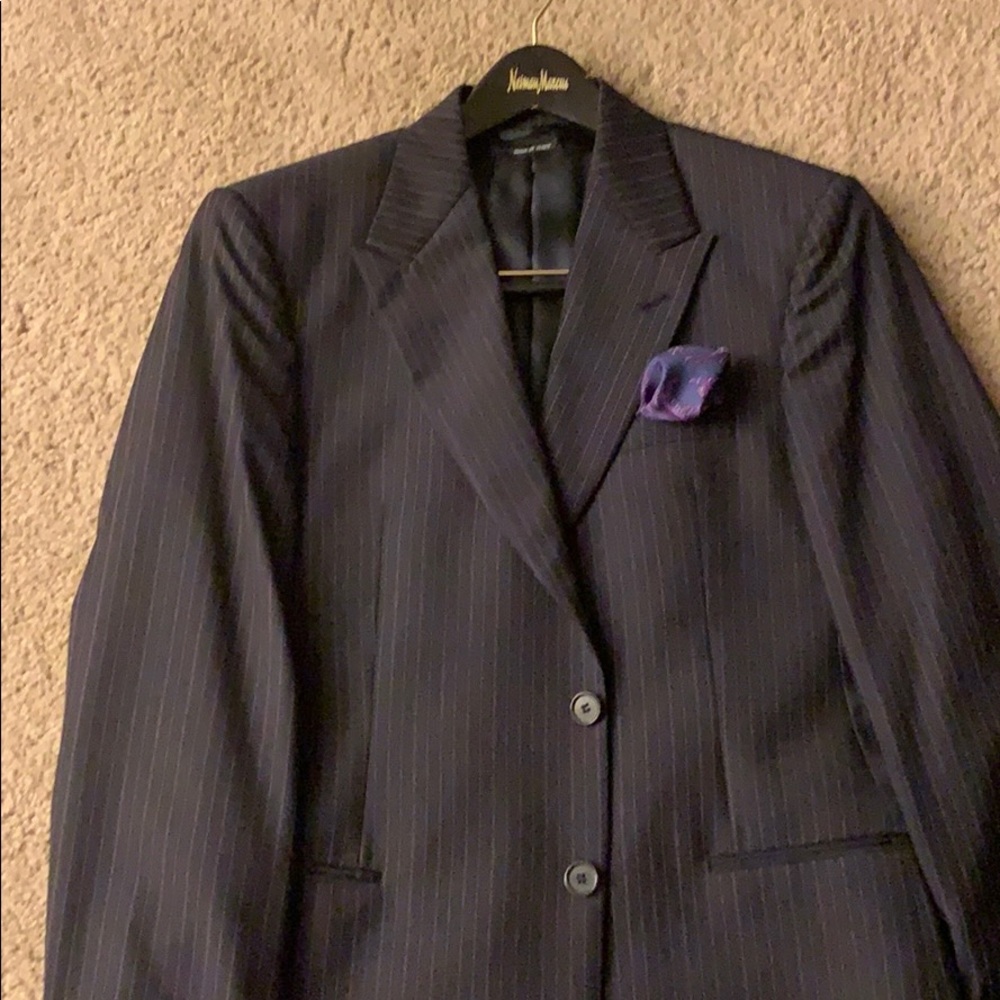 GIORGIO ARMANI 42 Regular Pin Stripe Blazer